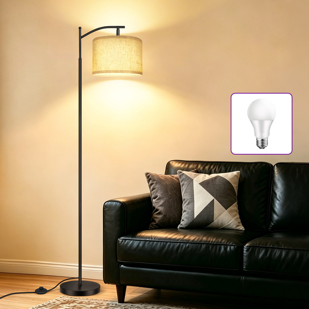 159cm Black Traditional Floor Lamp