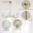 Corda Wrought Iron 5-Light Chandelier-957192710-971831248