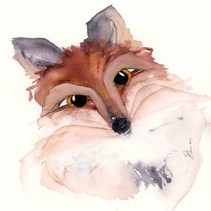 Ensembles de housse de couette pour grand lit DiaNoche en microfibre par Dawn Derman - Sweet Fox