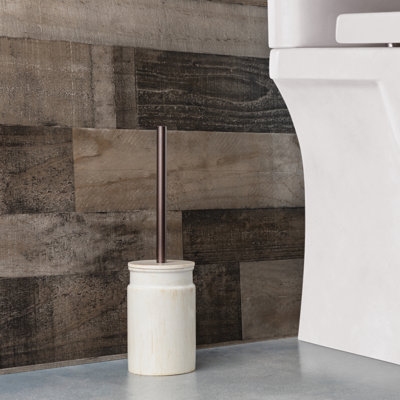 Rustic Luxe Toilet Brush Holder