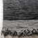 Stadler Hand Woven Leather/Cotton Solid Colour Rug in Light Grey/Black