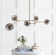 Dumont 5 - Light Dimmable Sputnik Modern Linear Chandelier