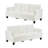 84'' Corduroy Upholstered 3-Seater Sofa Set of 2-230016802
