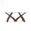 Entwine - Rectangular 42IN x 72IN Glass Top Table - Natural Walnut Finish-58930055-58930060