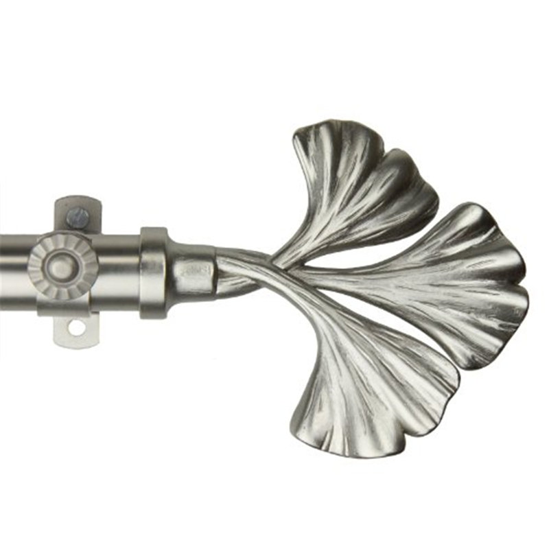  Tringle à rideaux 13/16 po Fortune, 28" - 48", Nickel