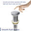 Bonde escamotable de lavabo de salle de bain-50624226
