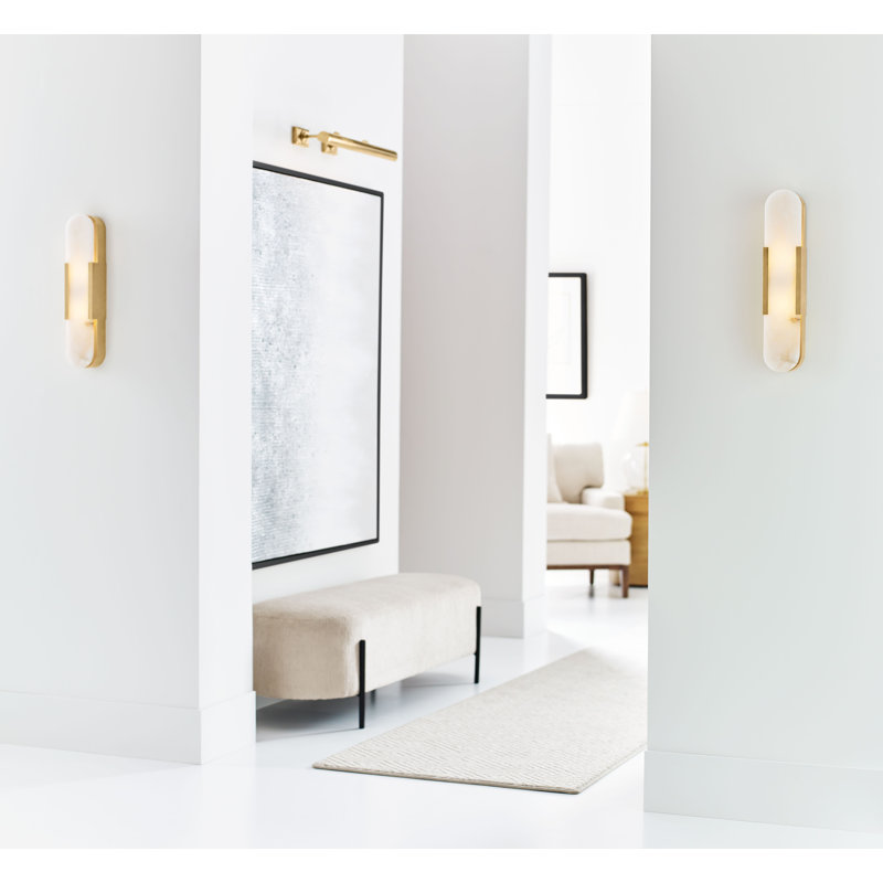 Chapman & Myers 24" Cabinet Maker's Picture Light, Antique Brass