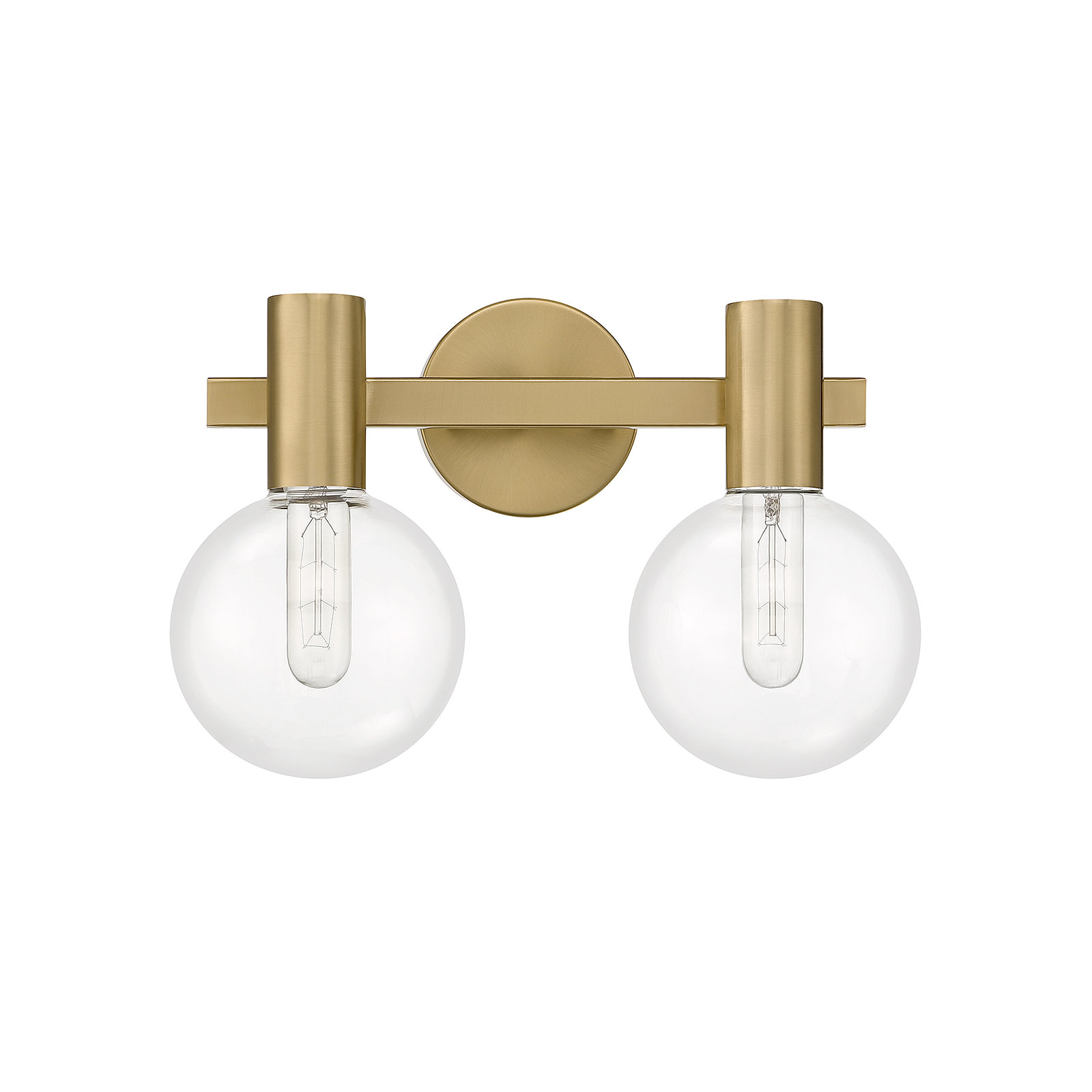 Ryenne 4 - Light Vanity Light, Gold, 10" H x 15.5" W x 15.5" D, 2 Lights