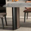 Marble rectangular dining table-397891374