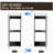 Modern Bathroom Side Cabinet,Soft Close Doors,Float Mounting Design