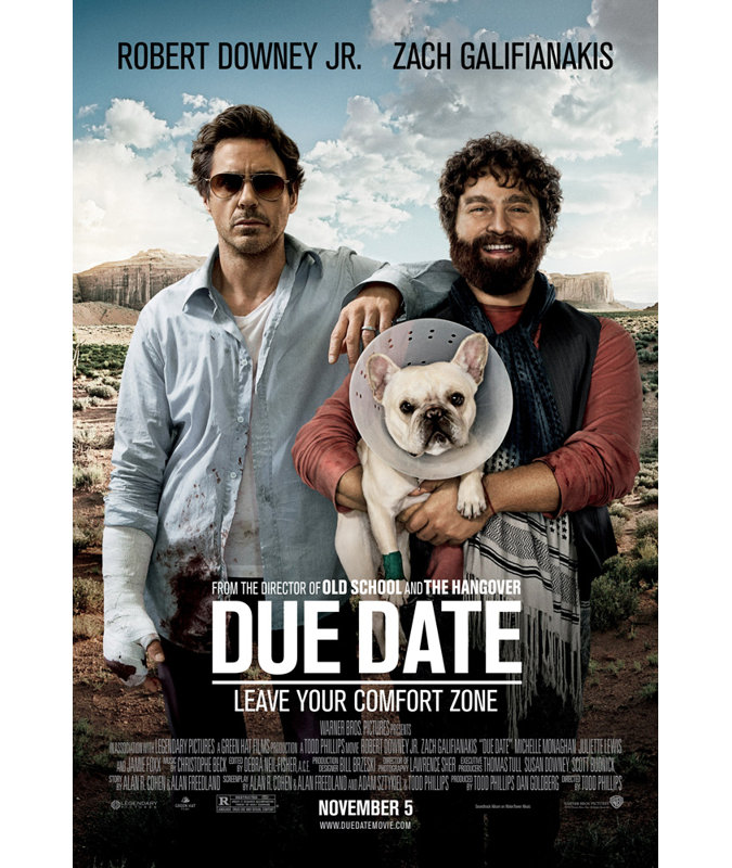 Due Date, 18" H x 12" W