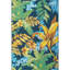 Tapis intérieur / extérieur à motif floral bleu / jaune Brett-840480807