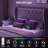 Komor Upholstered Storage Bed with Charging Station and LED Lights-966785-966847