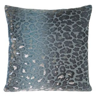 Leopard Square Velvet Pillow, Square 22"H x 22"W, Leopard Dusk