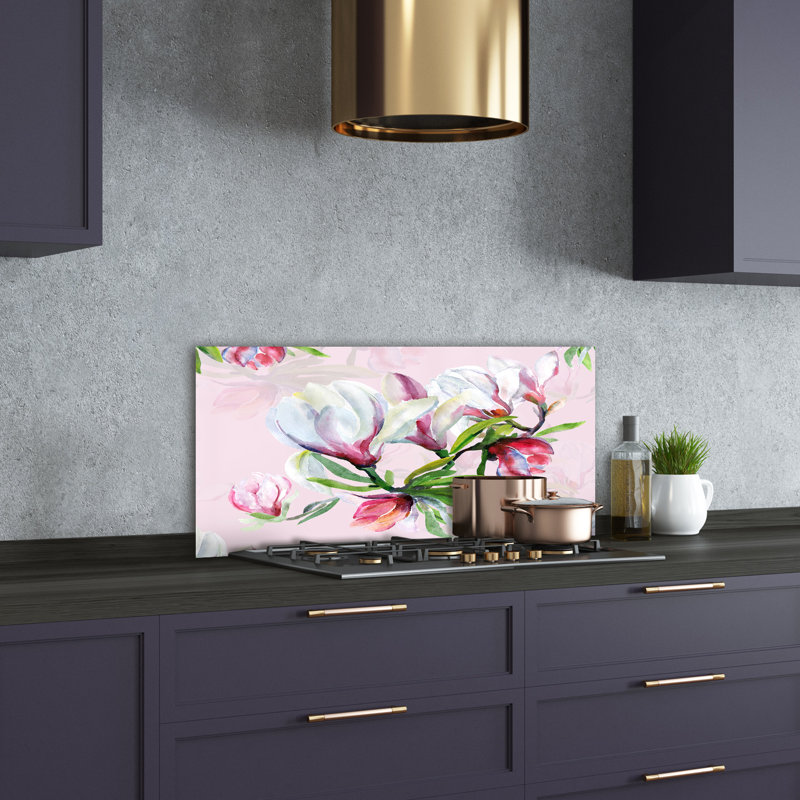50cm W x 100cm L Glass Peel and Stick Panel