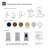 Hermes 19 " W Freestanding Standard Free Standing 1 Single Vanity Bathroom Vanity With Carrara Marble Top-489641
