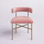 Fauteuil d'appoint en velours-164394749