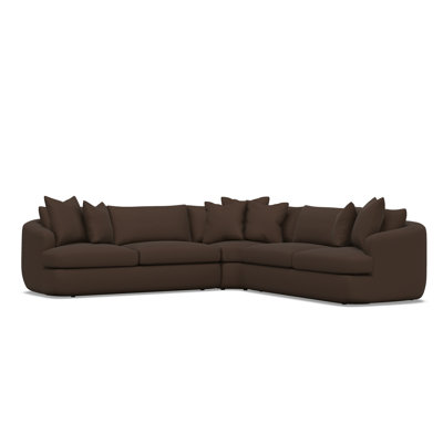 Jules Fabric 3 Pc Sectional