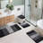 4 Piece Soft Absorbent Microfiber Bath Rug Set with Non-Slip Backing-1750182407