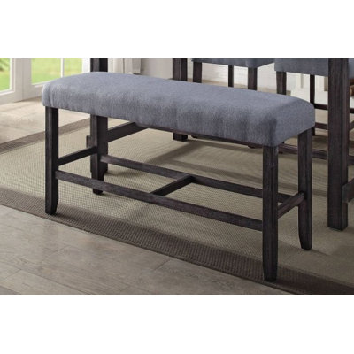 Banc rembourré en tissu Jaonna