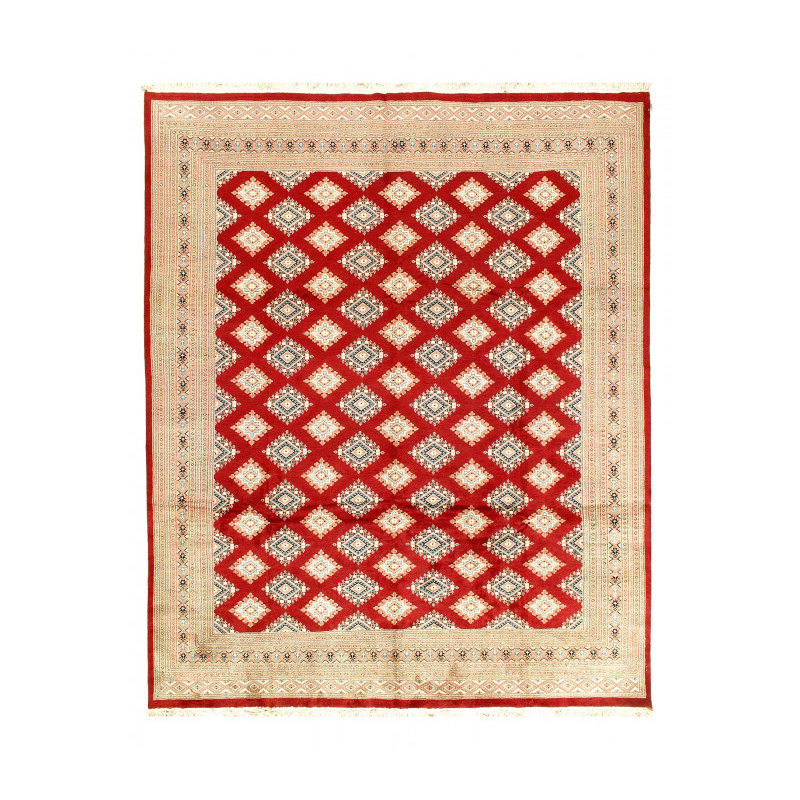 Red Fine Hand Knotted Bokhara 9'X 12'