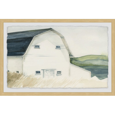Watercolor Barn IV - Single Picture Frame Painting