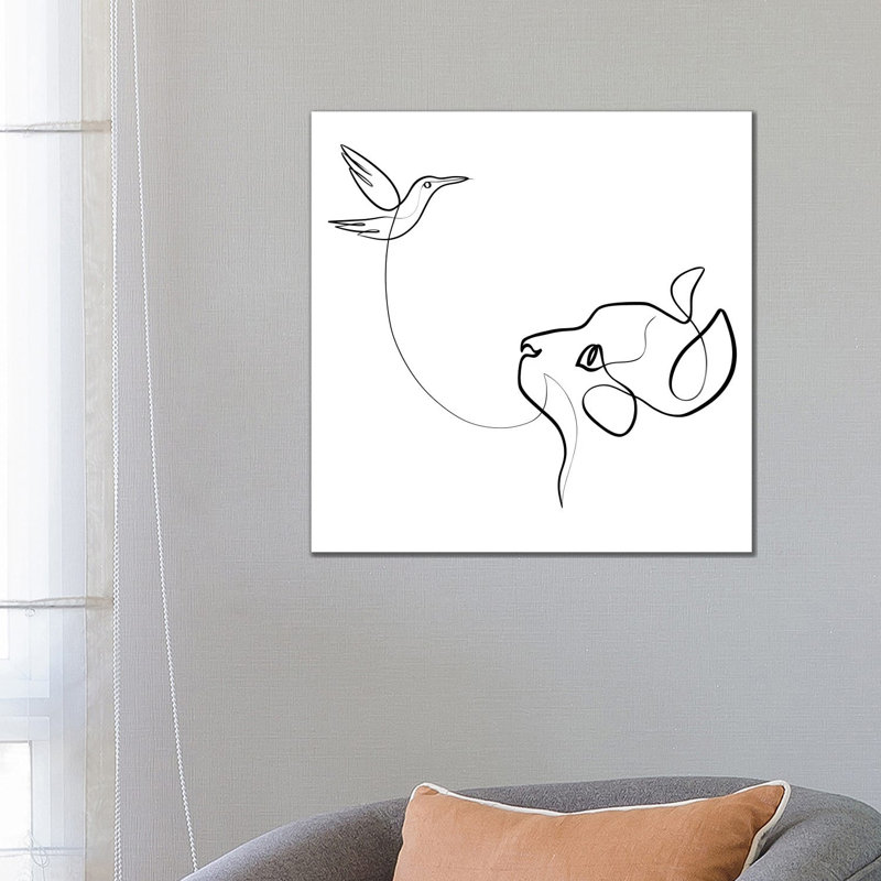 Close Encounter by Dane Khy - Wrapped Canvas Print, 66.04cm H x 66.04cm W x 1.90cm D