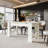 94.5"W Dining Table With Leaf (Clear Out)
