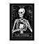Toile de tarot squelette The Coffee, design par EduEly Designs-68404642
