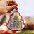 4'' Glass Hanging Figurine Ornament