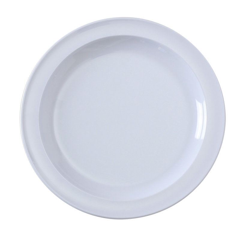 Nessico 7" Melamine Appetizer Plate, White