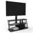 Multi-Function Angle And Height Adjustable Tempered Glass  TV Stand