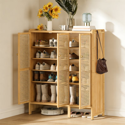 10 Pair Shoe Storage Cabinet