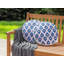 CERIANA Indoor / Outdoor Ikat Circular Throw Cushion With Filling