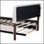 Lit plateforme tapissier Teddy avec lit gigogne, confort moelleux et rangement polyvalent pour les chambres modernes-118414470-118414468