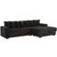 Canapé modulaire en L 112,42 po en forme de L modulaire avec repose-pieds amélioré, porte-gobelets, 8 coussins décoratifs et repose-pieds spacieux et moderne, fonction dépliable pour coussins-1129043404