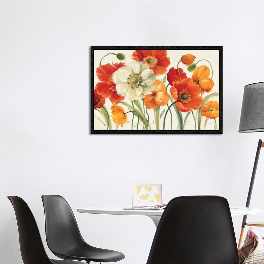 Leinwandbild Poppies Melody I von Lisa Audit