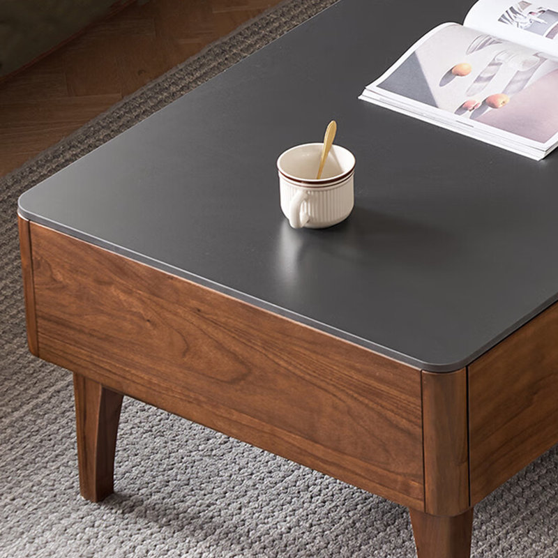 Table basse Modern, 16.5" H x 51.2" L x 25.6" W