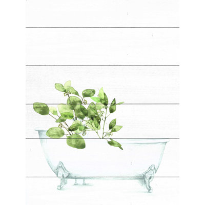 " Bath With Greenery "
