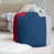 Rouge / bleu marine / argent sélectionné