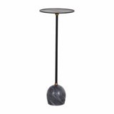Neil Iron Pedestal End Table