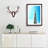 Point of the Burj Khalifa in Dubai in Abstract - Picture Frame Graphic Art Print-55767075-55767074