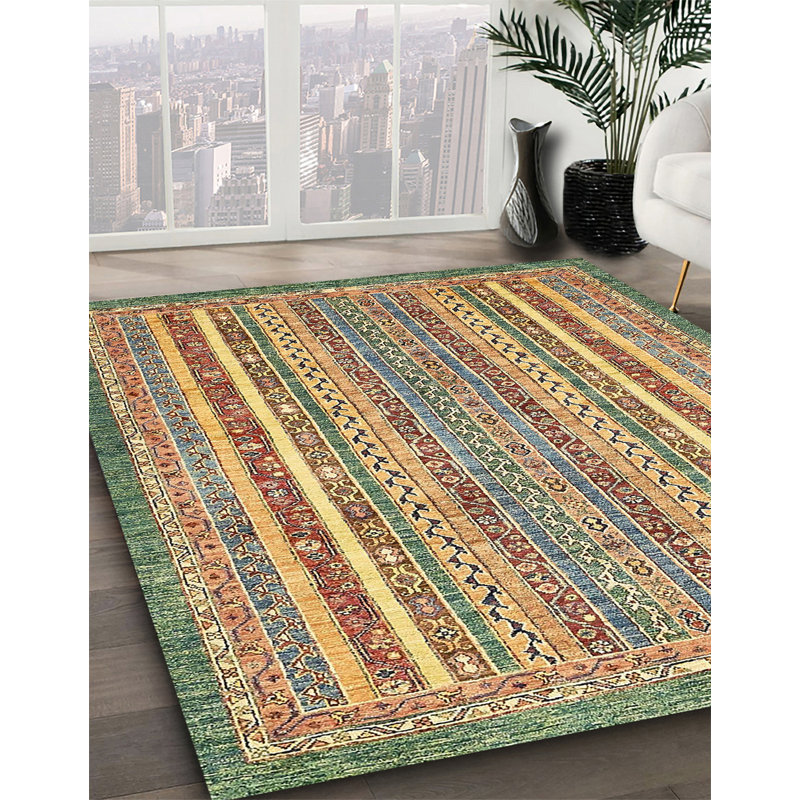 Abstract Indoor Rug, Rectangle 7' x 9'
