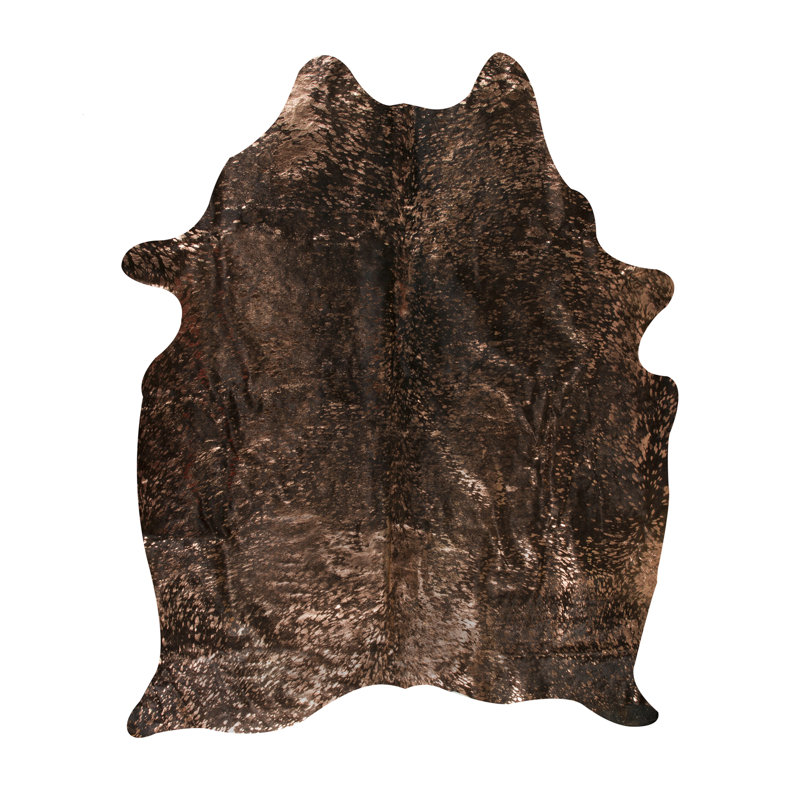 Tapis chocolat / cuivre Houchin