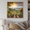 Vineyard Charm Landscape II - Vineyard, art mural
