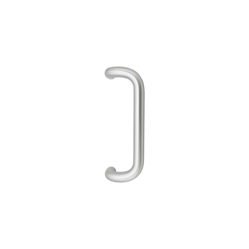 FHC 8914CA Single Offset 10" Pull withThru Bolt - Clear Anodized