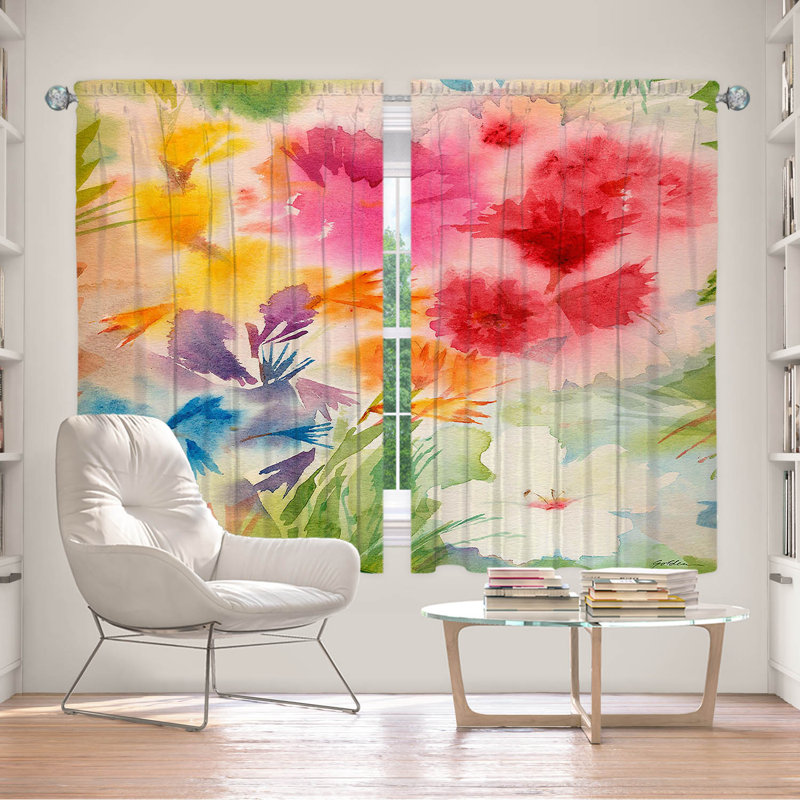 Paire de rideaux obscurcissant en polyester Eirlys, L 56 po x L 78 po