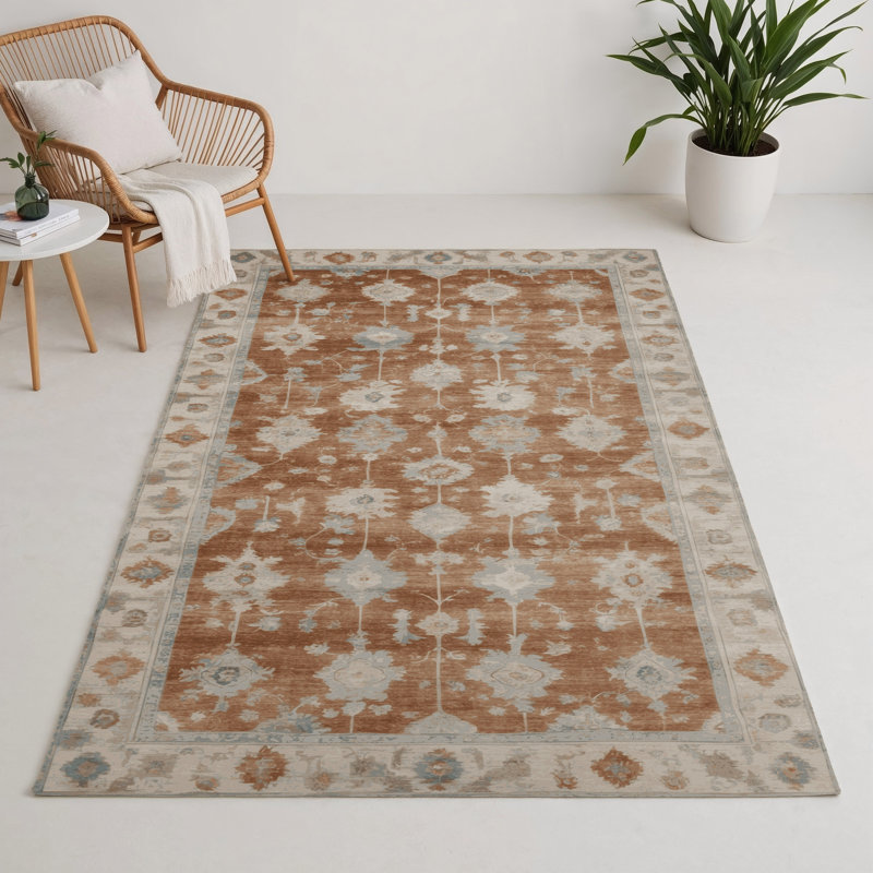 Tapis d'intérieur et d'extérieur surteint beige, Rectangle 9 pi x 12 pi