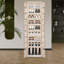 9-Tier Foldable Rectangular Freestanding Shoe Cabinet With Wheels-922529257