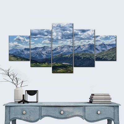 Ensemble de 5 pièces Colorado Rocky Mountain sur toile